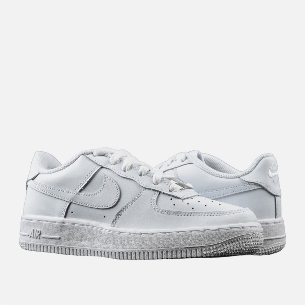Nike Air Force 1 LE (GS) White/White Big Kids Basketball Shoes DH2920-111 Sz 4.5